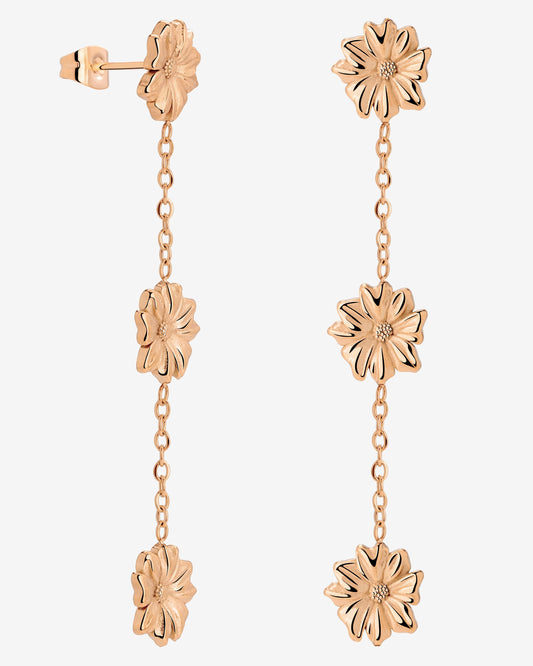 Petal Fall Studs Roségold