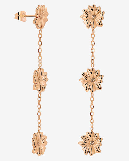 Petal Fall Studs Roségold