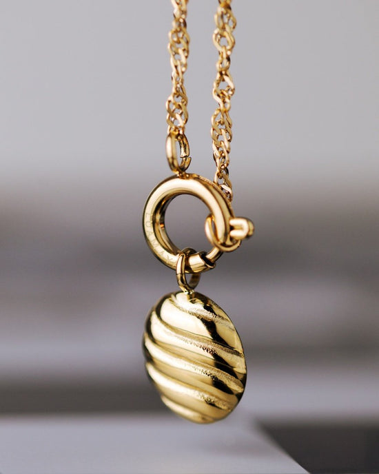 Serenity Singapore Chain Necklace Set Gold