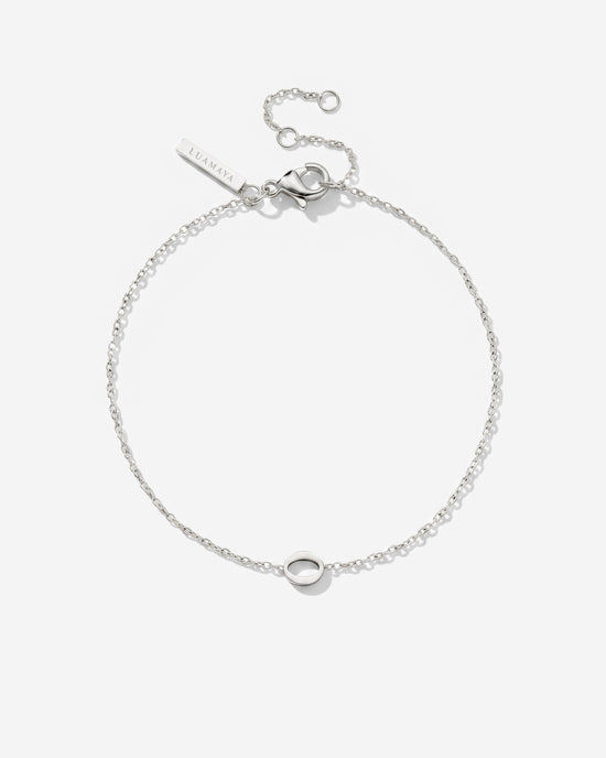 Tiny Letter Bracelet