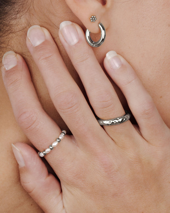 Blooming Studs Silber