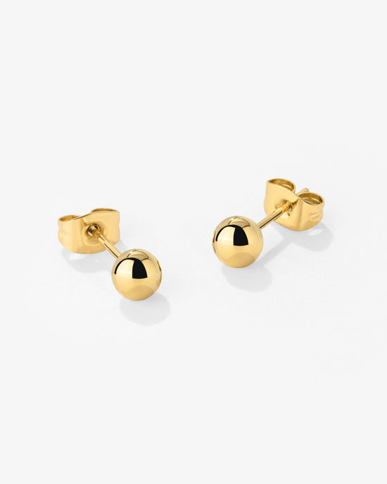 Bubbly Studs Small Gold