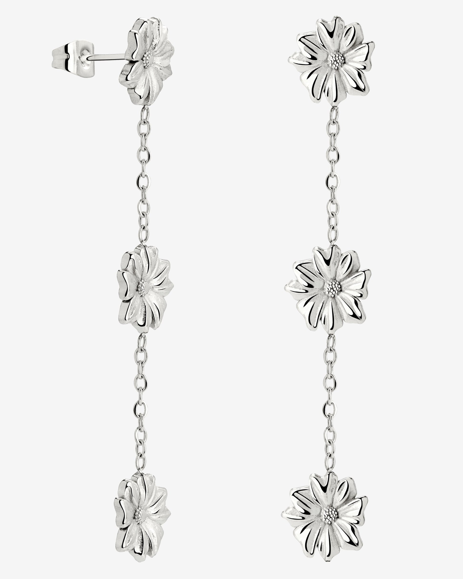 Petal Fall Studs Silber