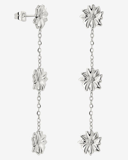 Petal Fall Studs Silber