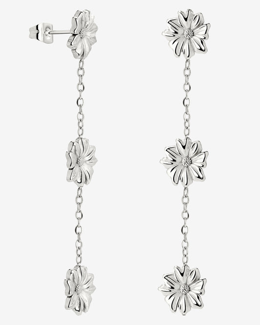 Petal Fall Studs Silber