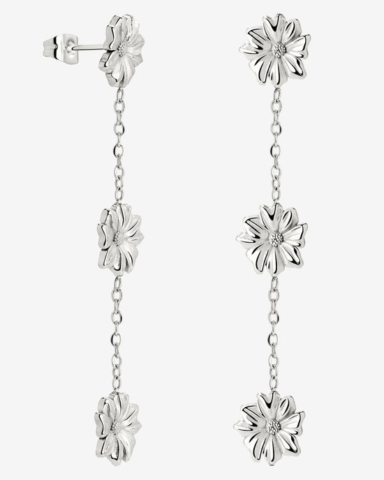 Petal Fall Studs Silber