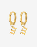 Angel Number 111 Hoop Set Small Oro