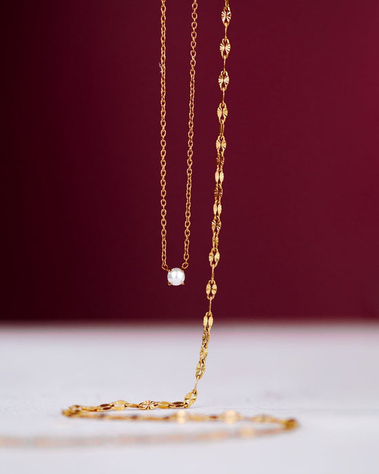 Dream Pearl Choker Gold