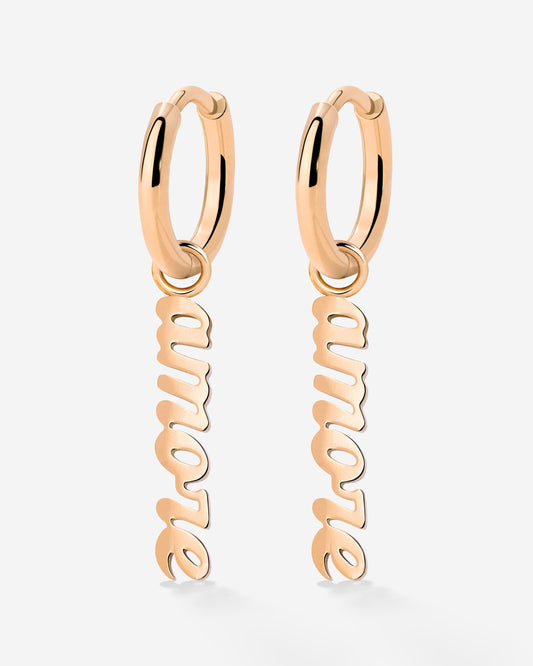 Amore puro Hoop Set Small Roségold