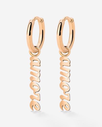 Amore puro Hoop Set Small Roségold