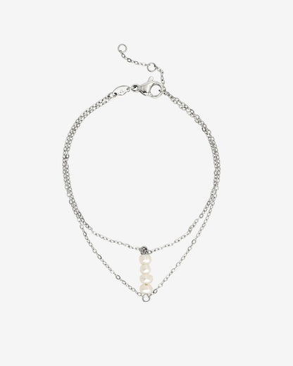 Lisys Pure Pearl Bracelet Silber