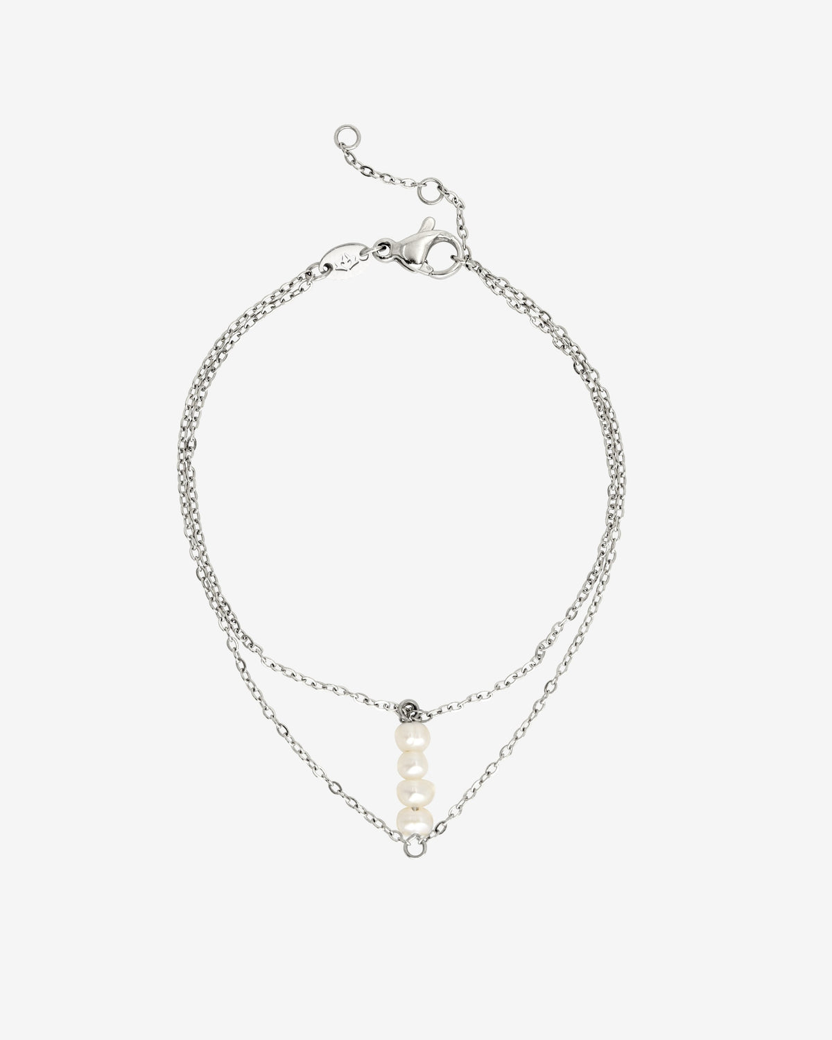 Lisys Pure Pearl Bracelet Silver