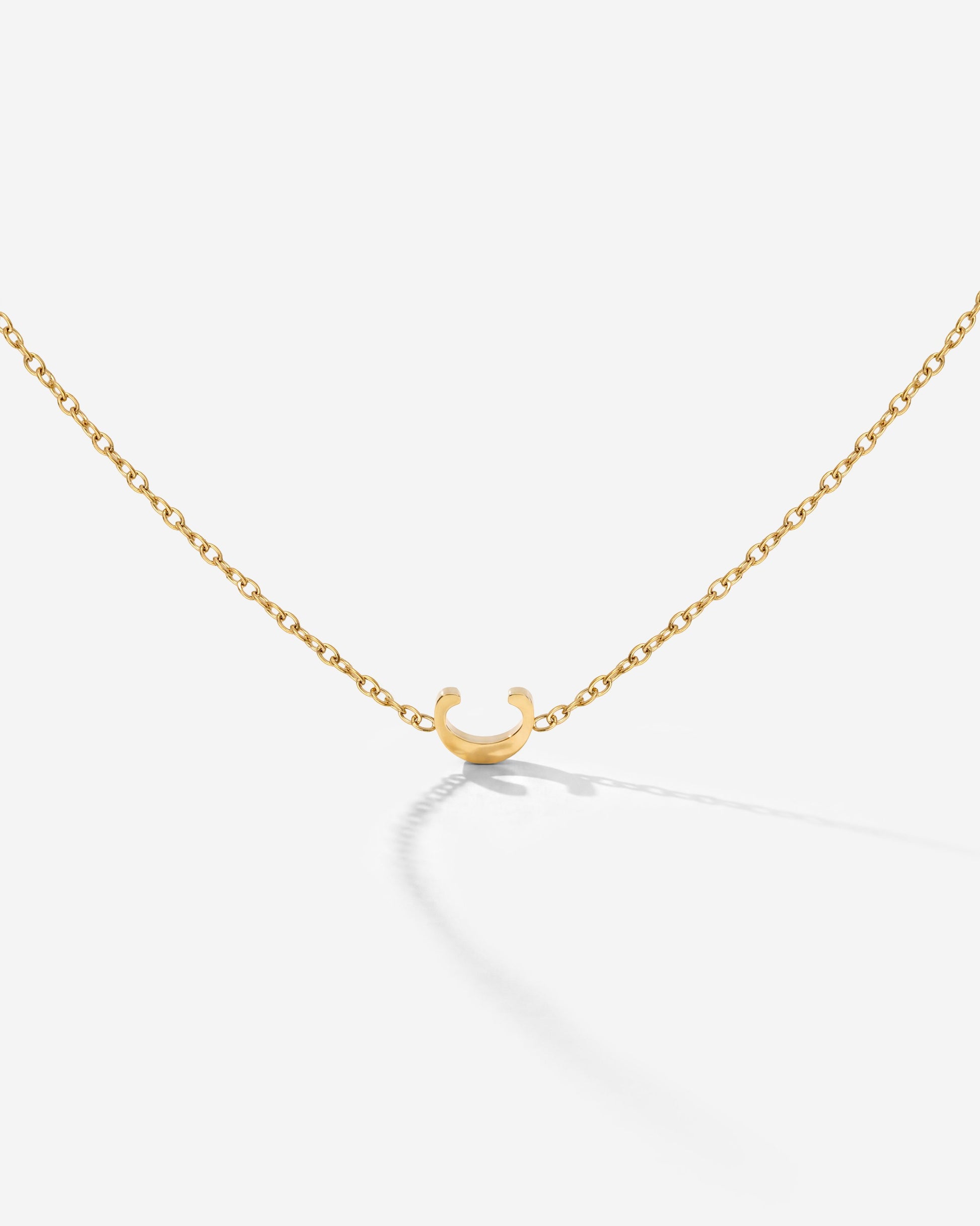 Tiny Letter Necklace