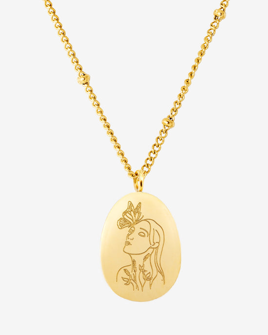 Tender Grace Necklace Gold
