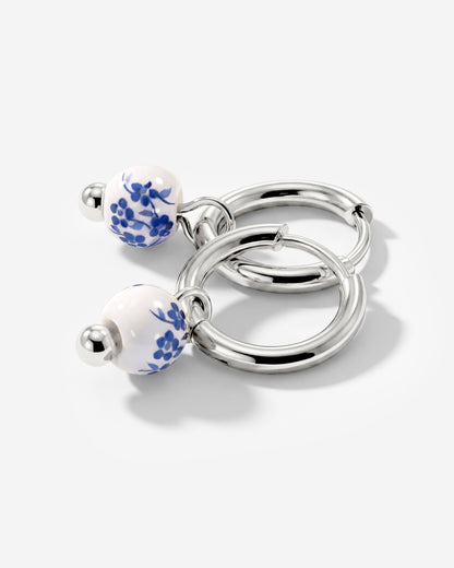 Painted Blue Hoop Set Small