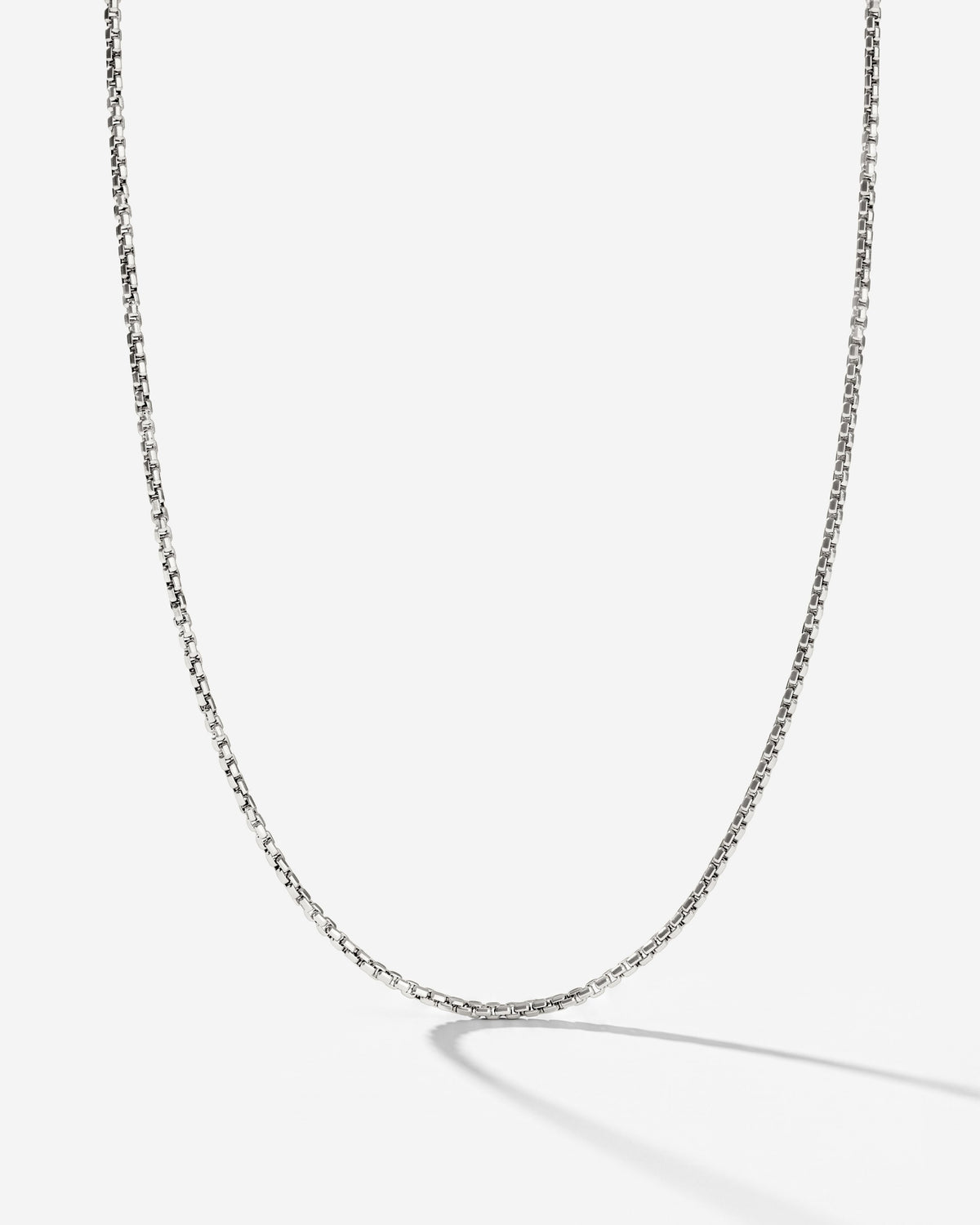 Round Box Chain Necklace