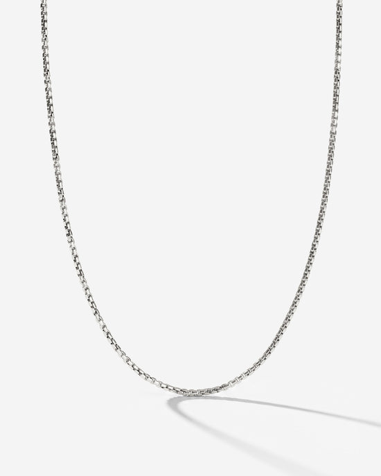 Round Box Chain Necklace
