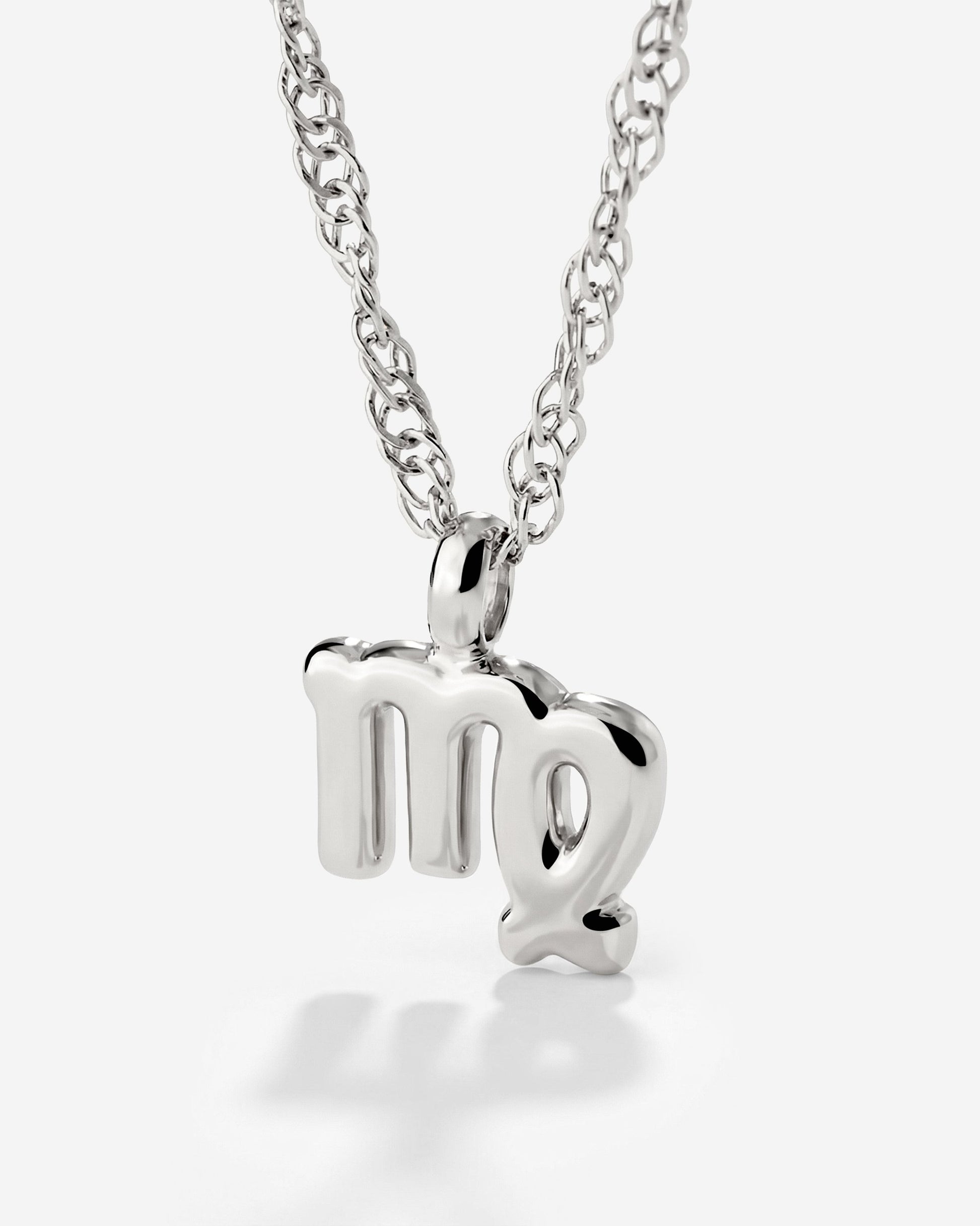 Virgo Bubble Necklace Silber
