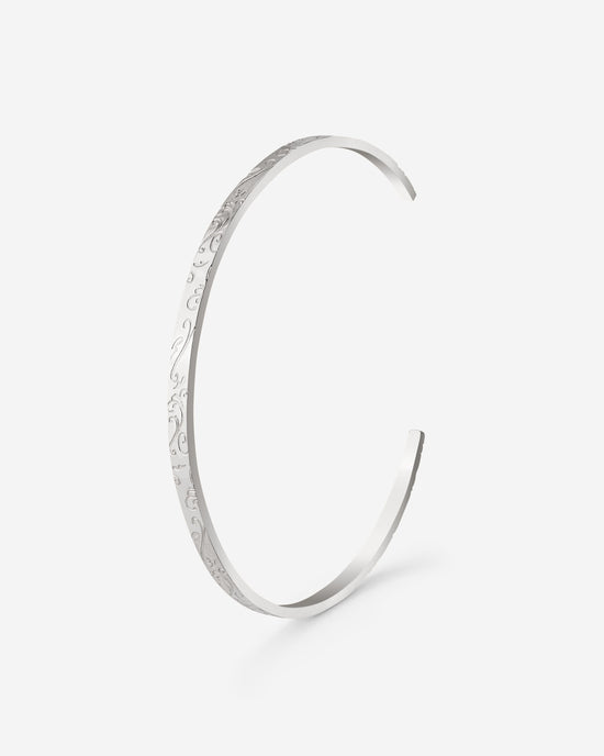 Desert Glow Bangle Silber