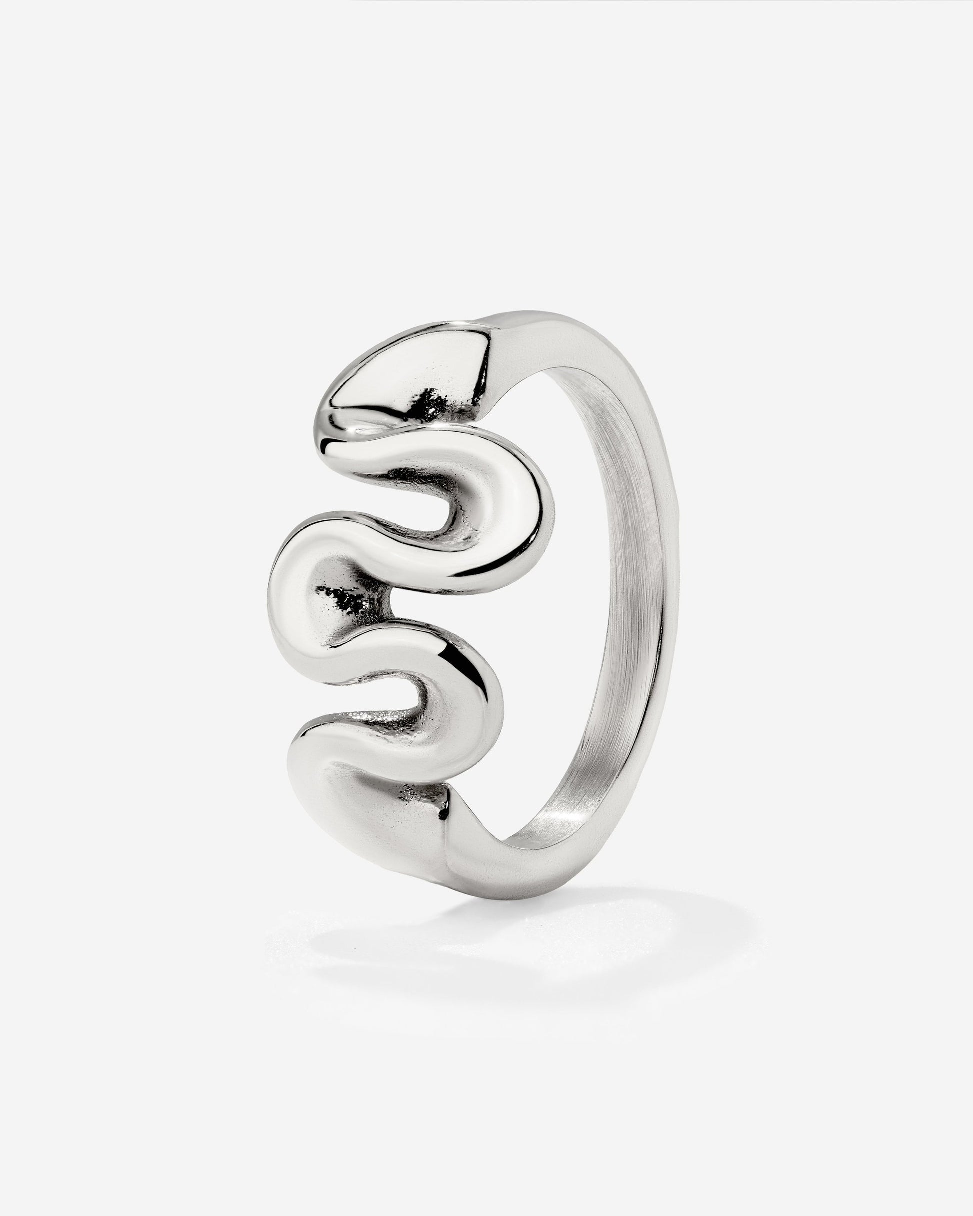 Swirl Ring Silber