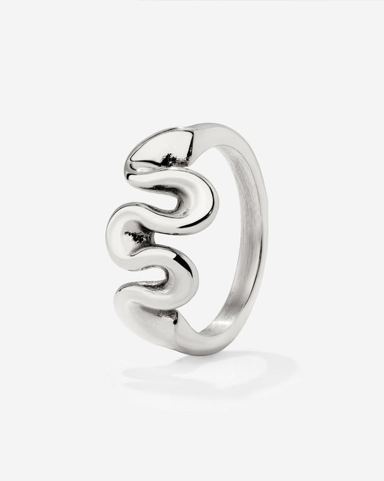 Swirl Ring Silber