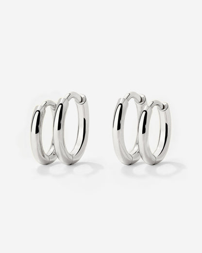 Clean Hoop Bundle Small Silber