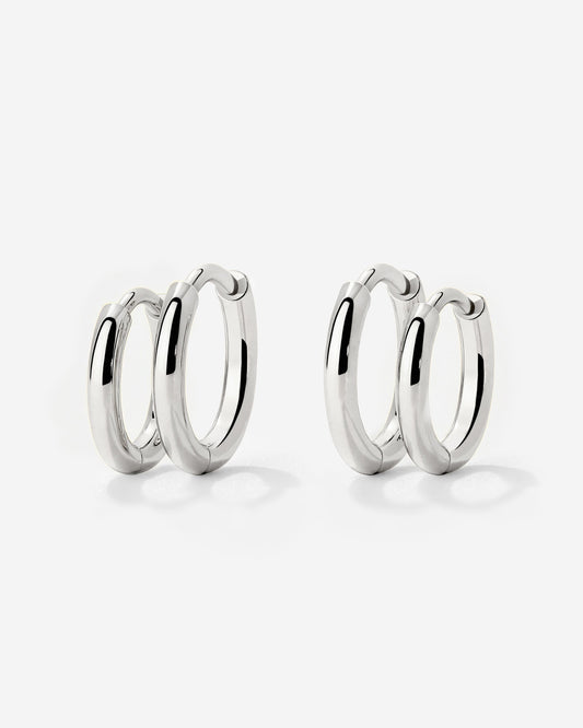Clean Hoop Bundle Small Silber