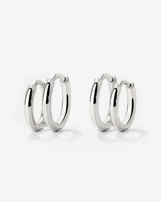 Clean Hoop Bundle Small Silber