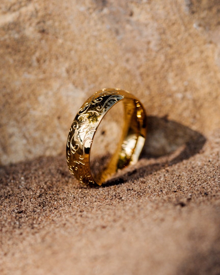 Desert Glow Ring Silber