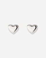 Lovely Heart Studs Silber