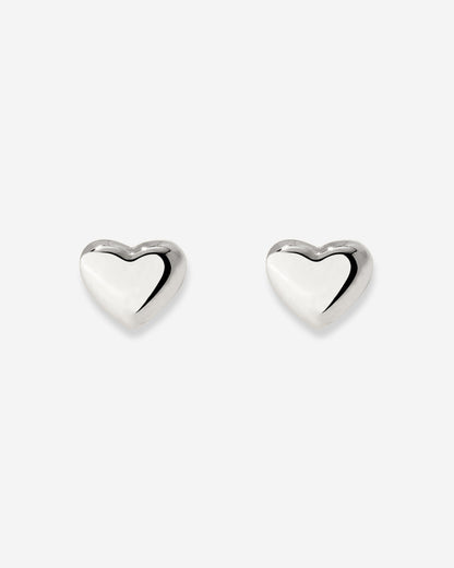 Lovely Heart Studs Silber