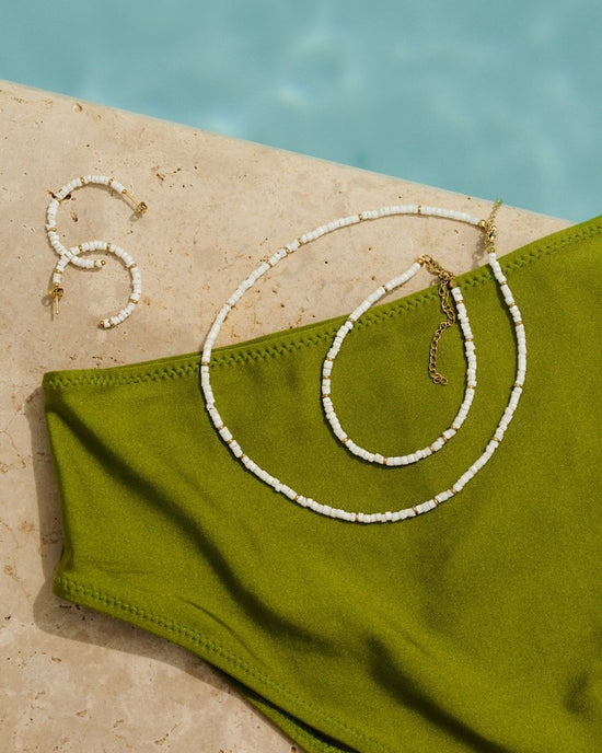 Puka Shell Necklace Roségold