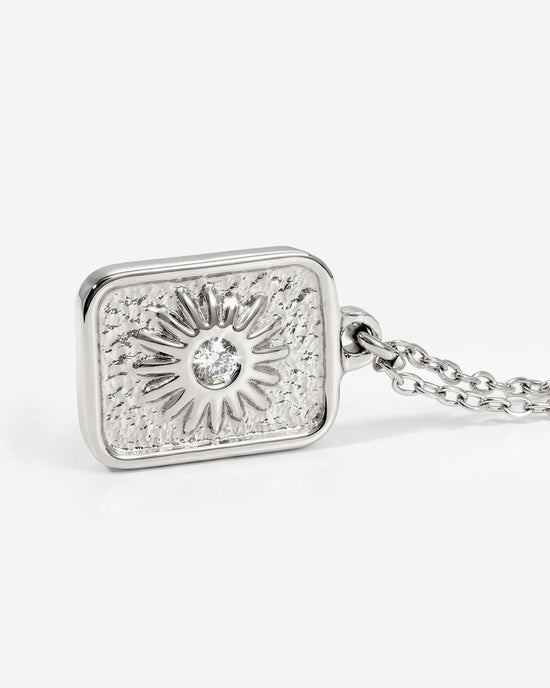Sun Relic Necklace Silber