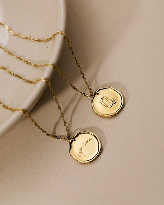 Zodiac Necklace – Capricorn / Steinbock Silber