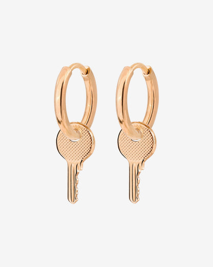Low-key Hoop Set Small Roségold