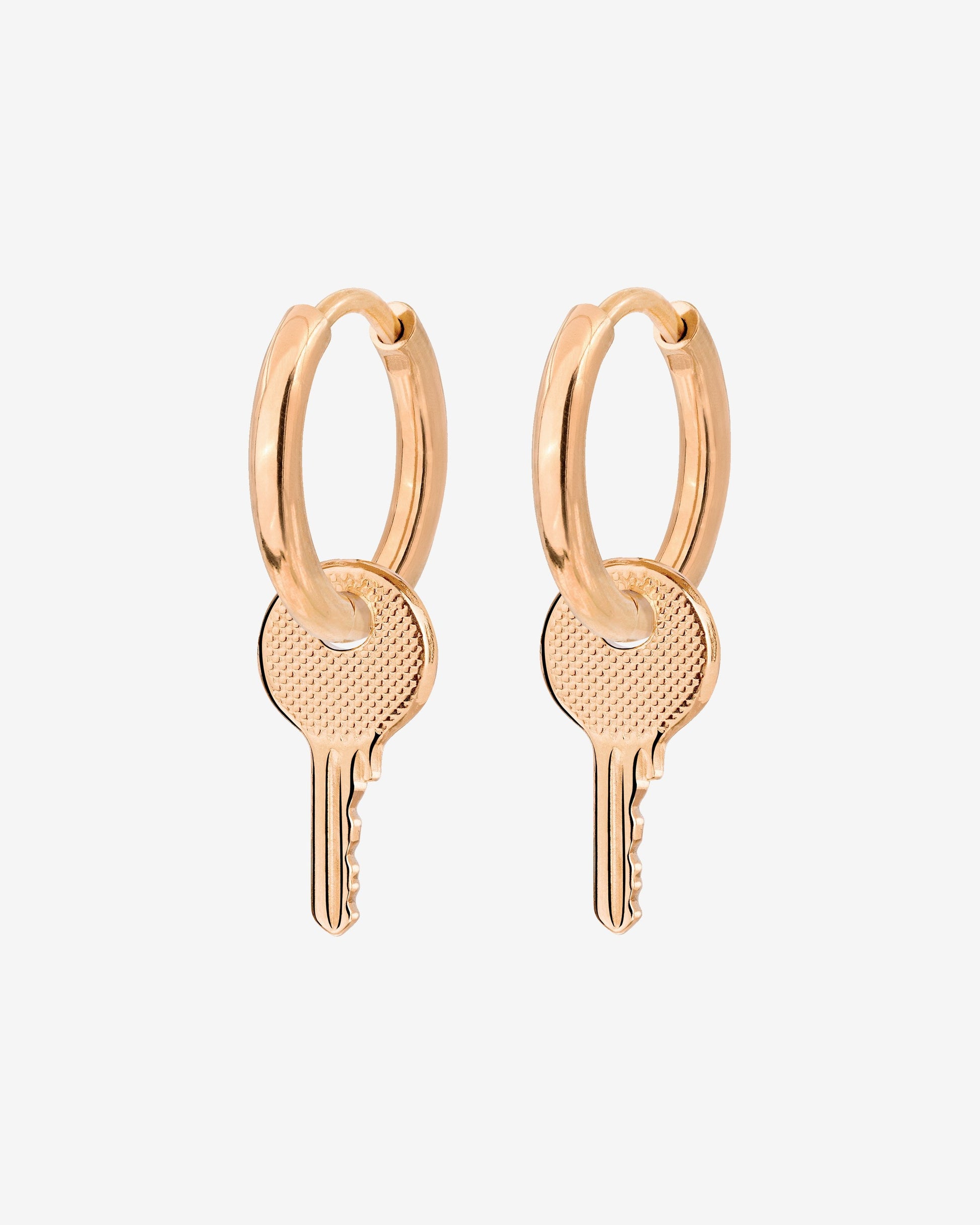 Low-key Hoop Set Small Roségold