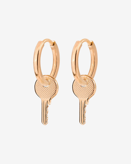 Low-key Hoop Set Small Roségold