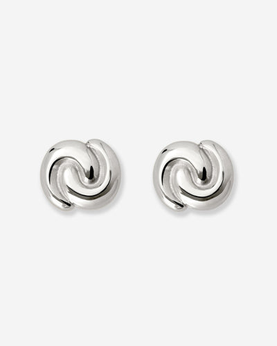 Tides of Time Studs Silber
