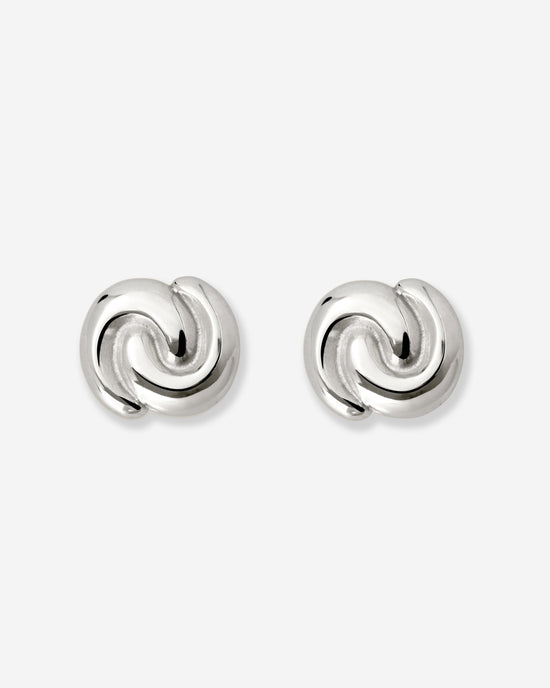 Tides of Time Studs Silber
