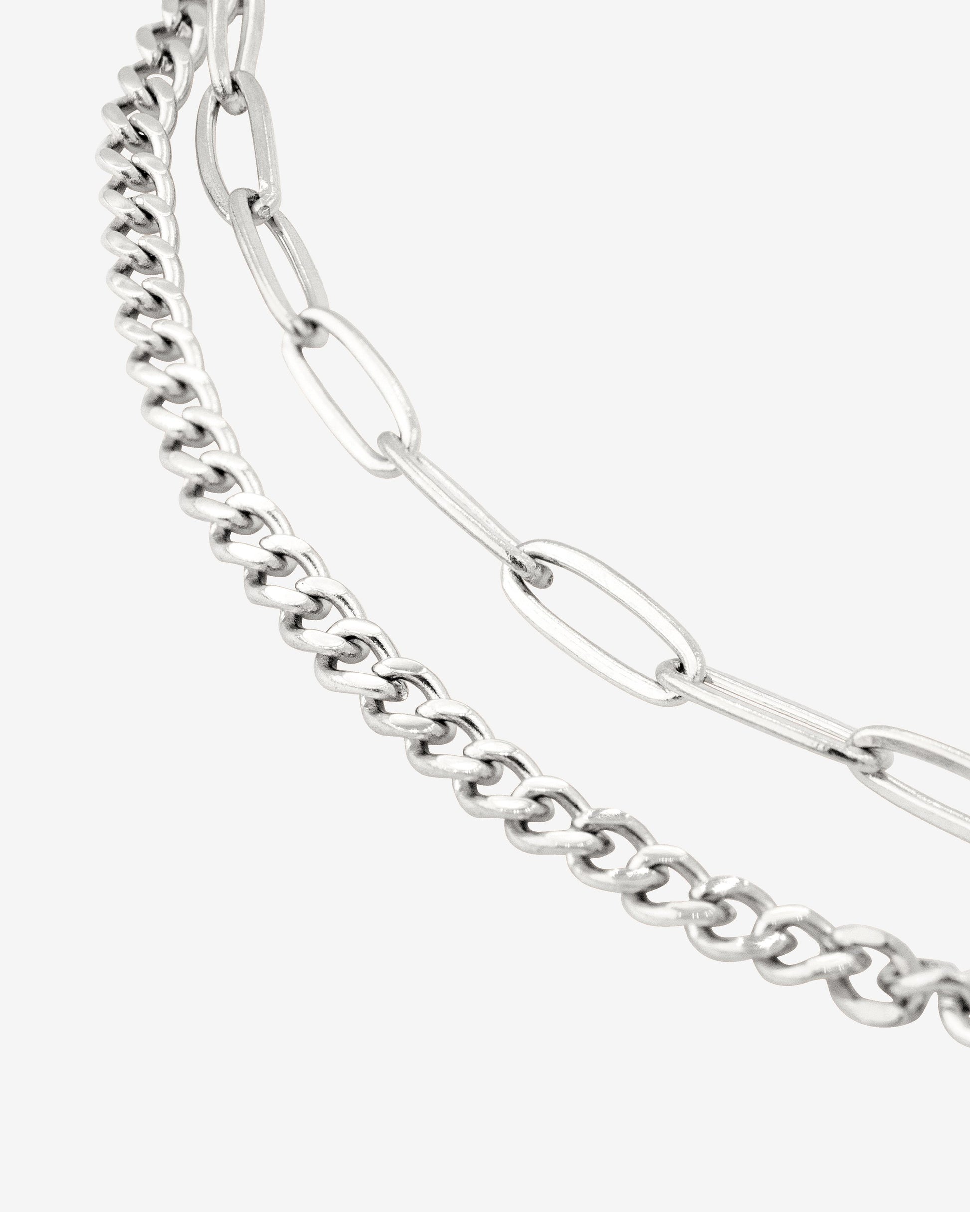 Duo Anklet Silber