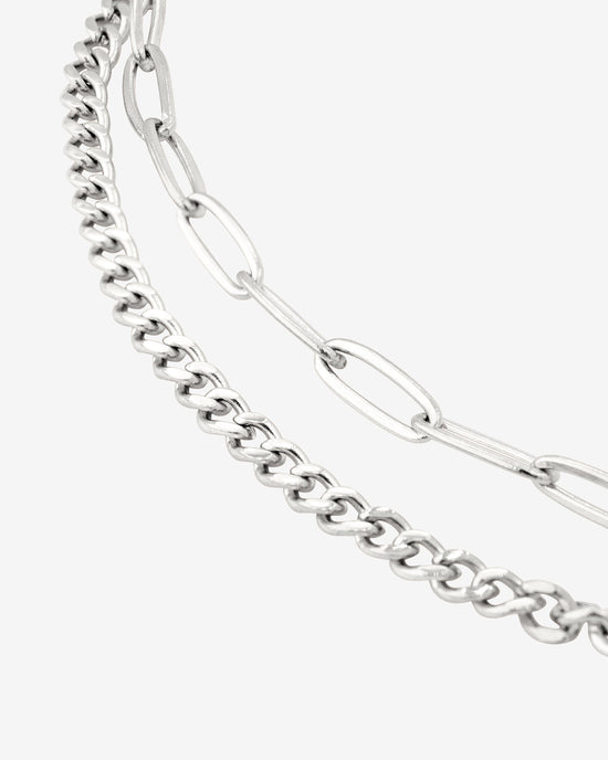 Duo Anklet Silber