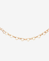 Heart after Heart Necklace Roségold