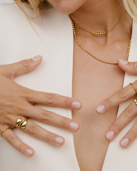 Sculpted Touch Ring Gold
