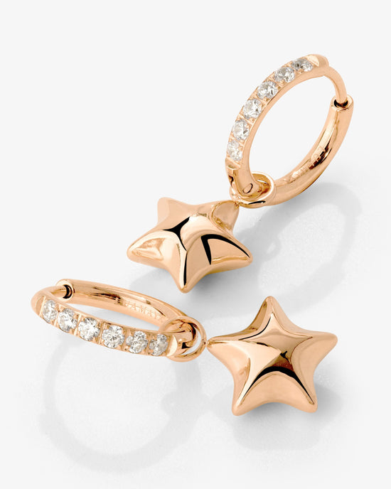 Nova Glimmer Hoop Set Small Roségold