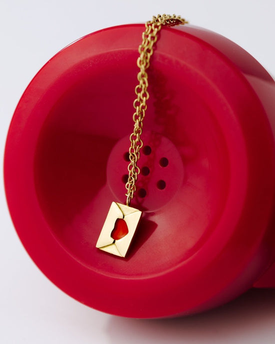 Love Letter Necklace Gold