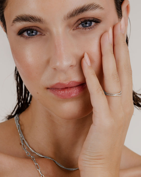 Prism Trio Ring Silber
