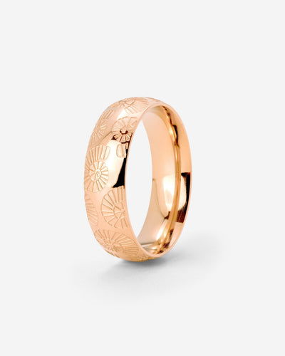 Ammonite Shell Ring Roségold