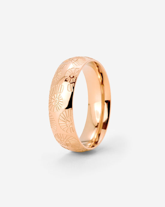 Ammonite Shell Ring Roségold