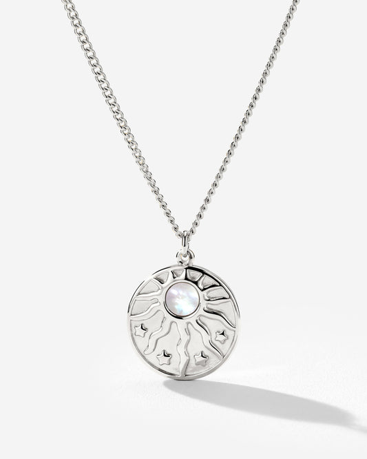 Sun Chaser Necklace Silber