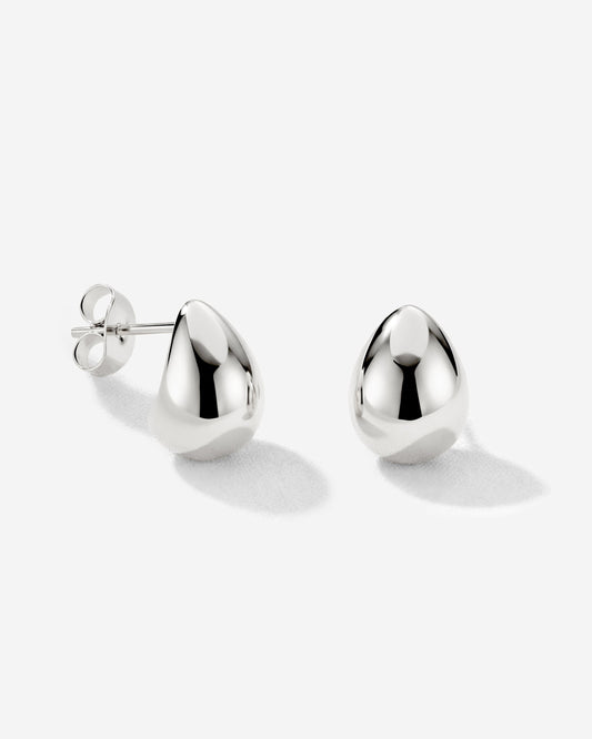 Drop it Studs Silber